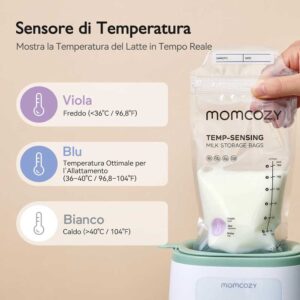sacchetti latte materno Momcozy la culla Bergamo